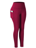 Women's High-Waist Yoga Pants with Tummy Control – Stretchy Breathable Leggings for Fitness Cycling Yoga & Outdoor Sports, Sizes S-XXL