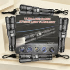 Rechargeable LED Flashlight 4-Pack - Super Bright Zoomable Spotlight, USB Charging, Long Range Tactical Work Light for Camping, Hiking, Emergency & Outdoor Survival, High-Power LED Torch Set