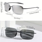 Polarized Sunglasses for Men – 3 or 6 Pack UV400 Protection Anti-Glare HD Lenses, Lightweight PC Frame, Driving & Outdoor Sports Glasses, Bulk Gift Set for Him