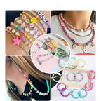 7200pcs Clay Beads Bracelet Making Kit Colorful Soft Clay Beads for DIY Friendship Bracelets Jewelry Making with Storage Box Complete Bead Set for Girls Kids Teens Adults Craft Supplies