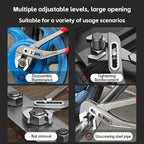 Heavy Duty Adjustable Water Pump Pliers Wrench 8" 10" 12" Large Opening Quick Adjustment for Pipeline Plumbing Bathroom Construction & Car Maintenance