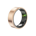Smart Ring Health Fitness Tracker Bluetooth 5.3 IP68 Waterproof Sport Mode Pedometer Sleep Step Calorie Stress Body Temp Period Tracker for Men Women Android iPhone Gift