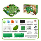 Tabletop Foosball Table Game for Kids Teens Adults 2 to 4 Player Portable Mini Table Soccer with 2 Balls Family Game Night Fun Competitive Indoor Activity