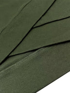 Women's Turtleneck Hooded Sweater Waist-Cinching Drawstring Pullover | Long Sleeve Raglan Hoodie in Pink Black Olive Green S M L XL XXL