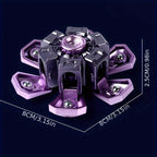Mechanical Deformation Gyroscope Finger Spinning Top Toy Random Colors Styles Smooth Rotation Cool Fidget Toy Party Favors Goodie Bag Stuffer Gift