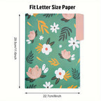 Plastic Manila Folders 27/54 Pack – 9 Colors Heavy Duty Poly Filing Folders, Letter Size 1/3 Cut Tab, Back to School Classroom Organization for Office, Teachers & Students
