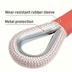 Heavy Duty Recovery Tow Rope Up to 44000 LBS Break Strength – Emergency Towing Strap with 2 D-Ring Shackles, Reflective Safety Flag & Storage Bag for Truck Jeep SUV ATV UTV Boat Off-Road Recovery