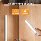 USB-C Rechargeable LED Motion Sensor Cabinet Lights 3 & 6 Pack – Wireless Magnetic Under Cabinet Night Light with 3 Modes for Kitchen, Closet, Stairs, Hallway & Bathroom, 10cm/20cm/30cm