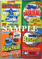 Assorted Vintage MLB Baseball Card Pack Lot 1980s-90s – 60 Cards Total, Chase Hall of Fame Stars & Rookies, Unsearched Packs, Perfect for Collectors & Gifts