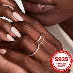 3-Piece 925 Sterling Silver Stackable Rings for Women – April Birthstone Cubic Zirconia, Elegant Lightweight 1g Each, Sizes 6-10, Daily & Party Wear Jewelry Gift Set