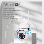 6-Pack 1080P Full HD WiFi Security Camera with 355° Panoramic Rotation, Night Vision, Two-Way Audio & Motion Detection – Wireless Indoor Home Security Camera, USB Powered, Smartphone Compatible